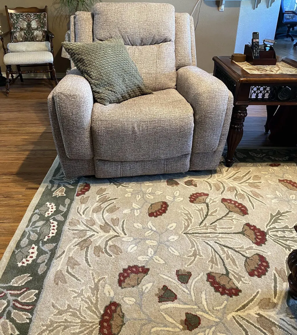 Handmade Wool Rug Floral Cream Persian Tufted Living Room Rug Adeline Rug