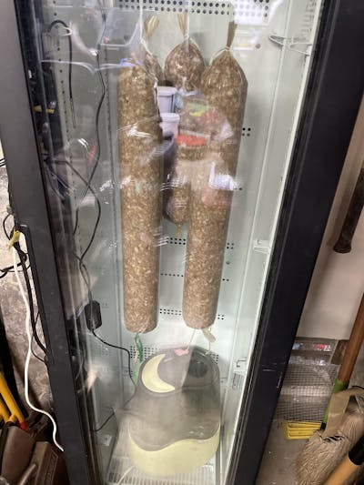 Pre-tied Clear Fibrous Salami Casings 76mm