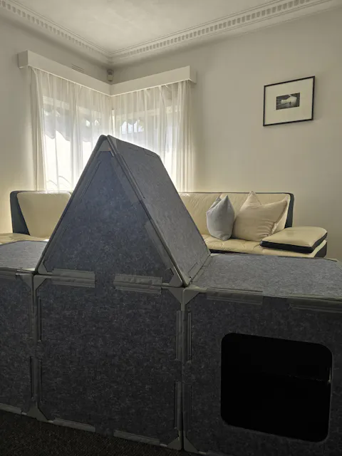 Giant Magnetic Felt Tiles | 20 piece STEM Building Set