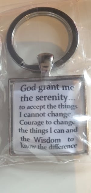 The Serenity Prayer Keychain