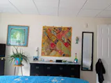 Colorful Patchwork wall tapestry - Indian hippie wall decor - boho style wall hanging