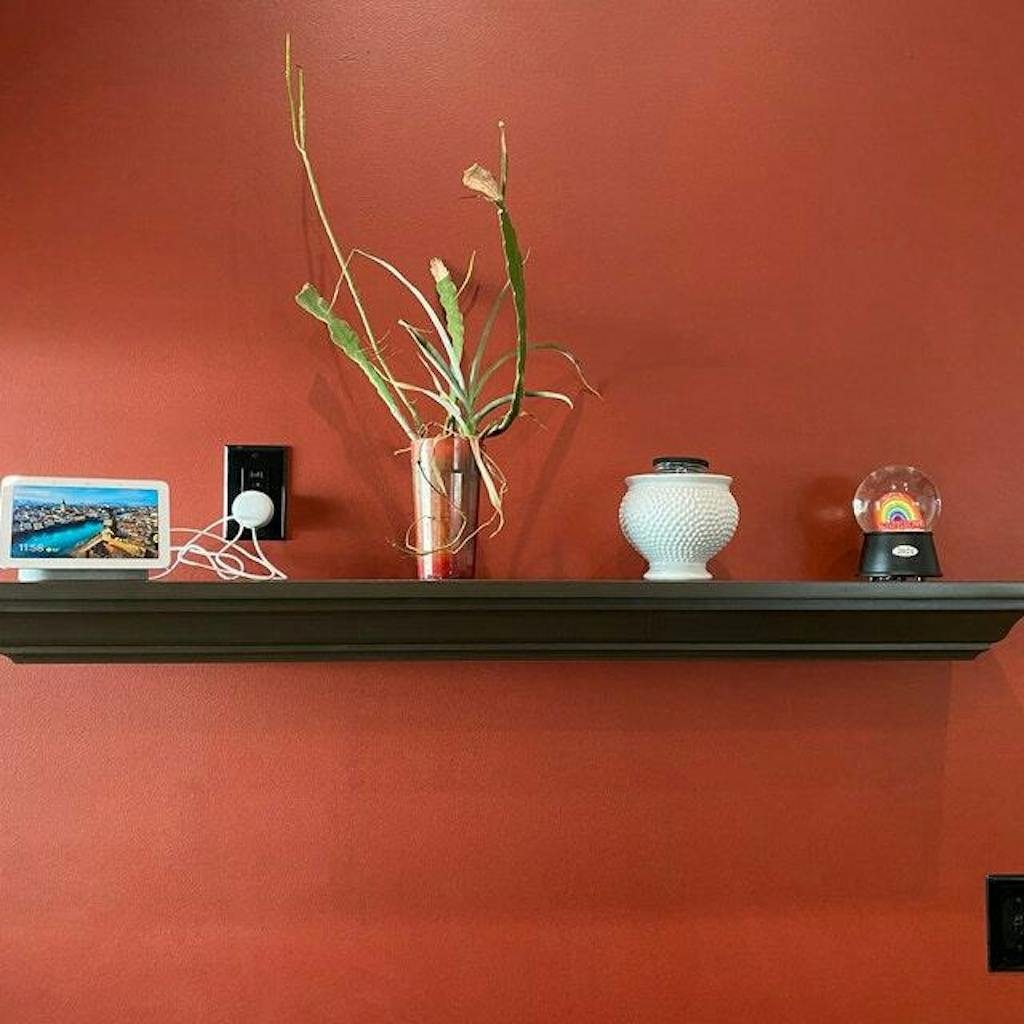 Black Crown Molding Floating Shelf The Shelf Shop