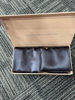 100% Mulberry Silk Pillowcase Set – Storm Cloud (2-Pack, Standard)