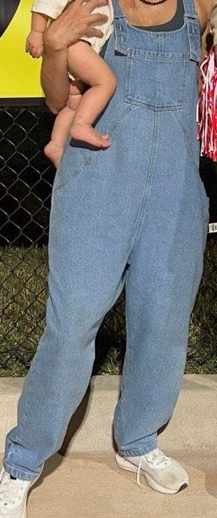 The Oversized Denim Dungaree - Women's – The Simple Folk