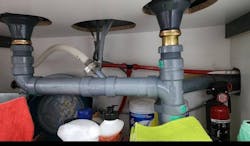 Karran 34" Quartz Composite Retrofit Workstation Farmhouse Sink with Accessories, Grey, QARWS-740-GR