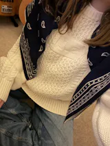Aran Jumper - Oat Milk