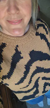 Tiger Hand Knit Jumper
