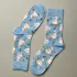 Duck Socks for Men Women | Cotton Blend Socks Fun White Duck Design