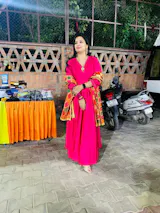 Black Angrakhaa Gheredaar Kurta