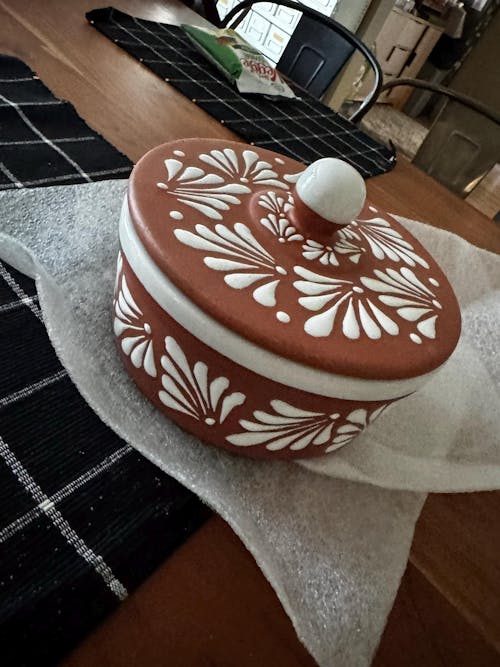 Talavera Tortilla Warmer | Handmade Terracotta Food Warmer