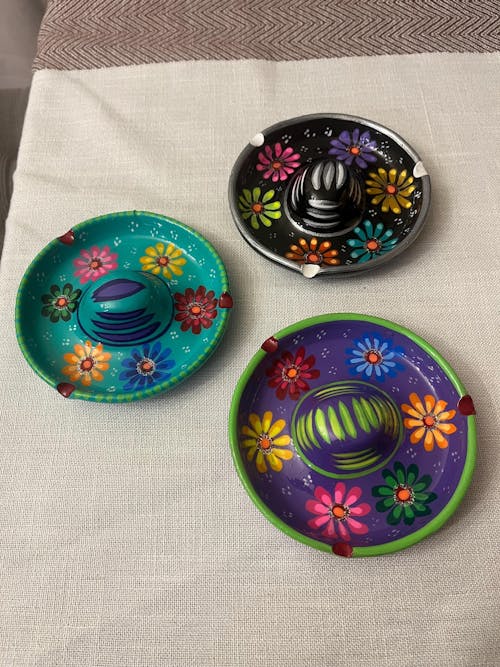 Mexican Handmade Bar Glass Rimmer | Hand-Painted Guerrero Pottery