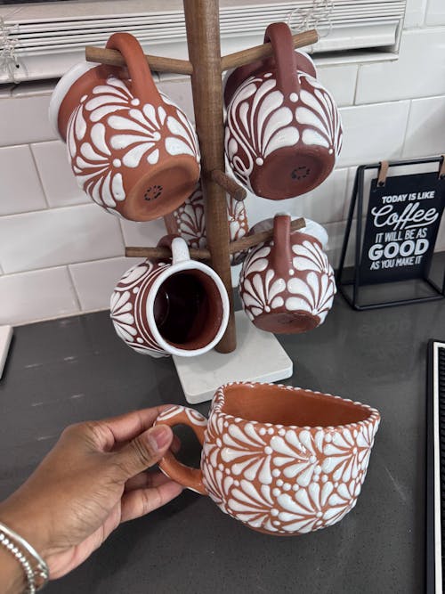 Talavera Heart Mug | Hand-Painted Mexican Coffee Cup