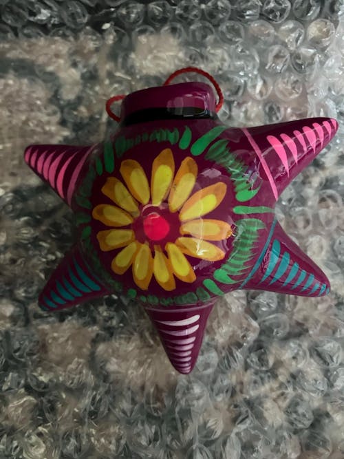 Talavera Christmas Ornaments | Festive Folk Art Decor