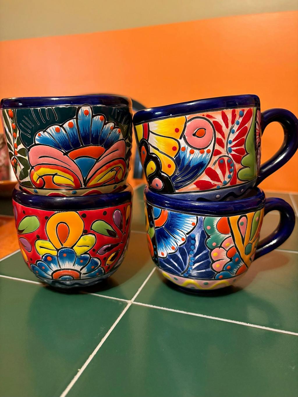 Talavera Coffee Mug | Hand-Painted Mexican Ceramic Cup