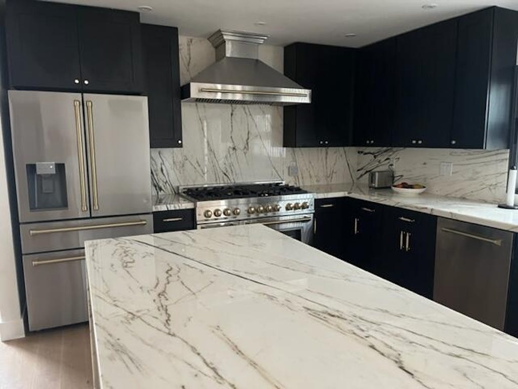 ZLINE 48 Inch Autograph Edition Kitchen Package with Stainless Steel Dual Fuel Range, Range Hood, Dishwasher and Refrigeration with Champagne Bronze Accents (4AKPR-RARHDWM48-CB)