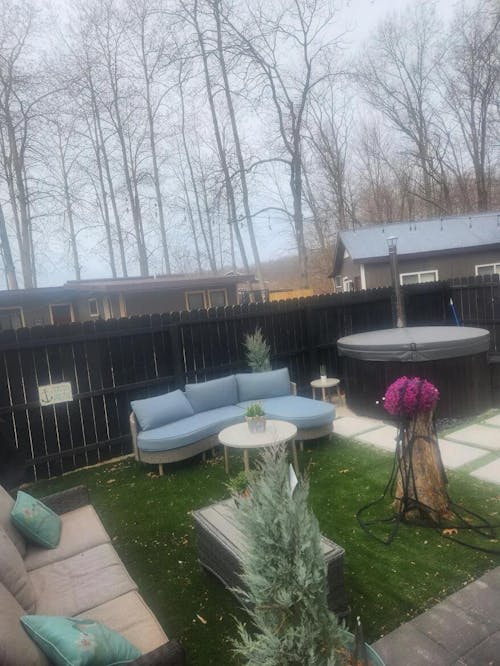 SaunaLife Model S4 Wood-Fired Hot Tub - Soak Series Home Wood-Burning Hot Tub, Thermo-Pine, Up to 6 Persons