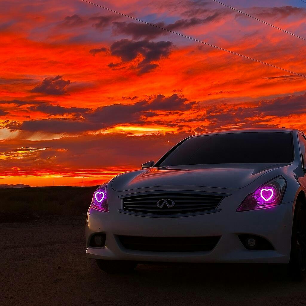 G37 Sedan RGB Heart Halos