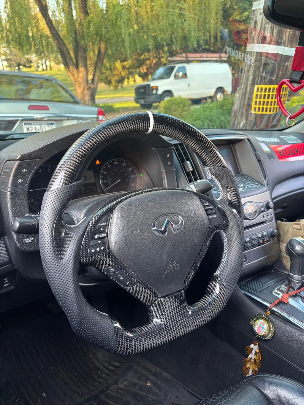 G37 Carbon Fiber Steering Wheel