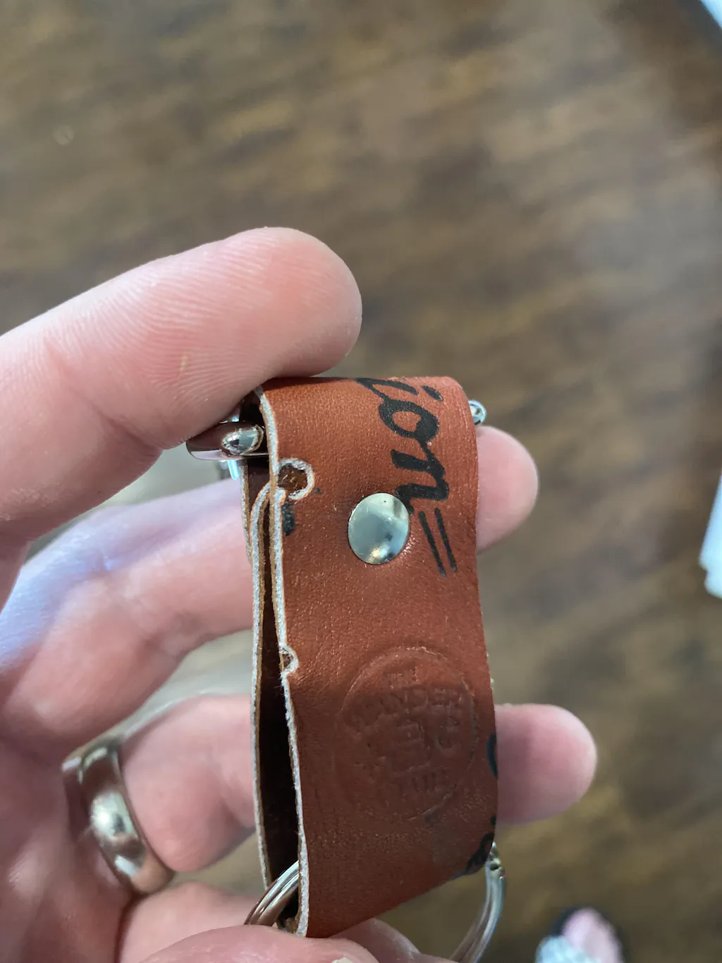 Baseball Glove Keychain From The Wander Club