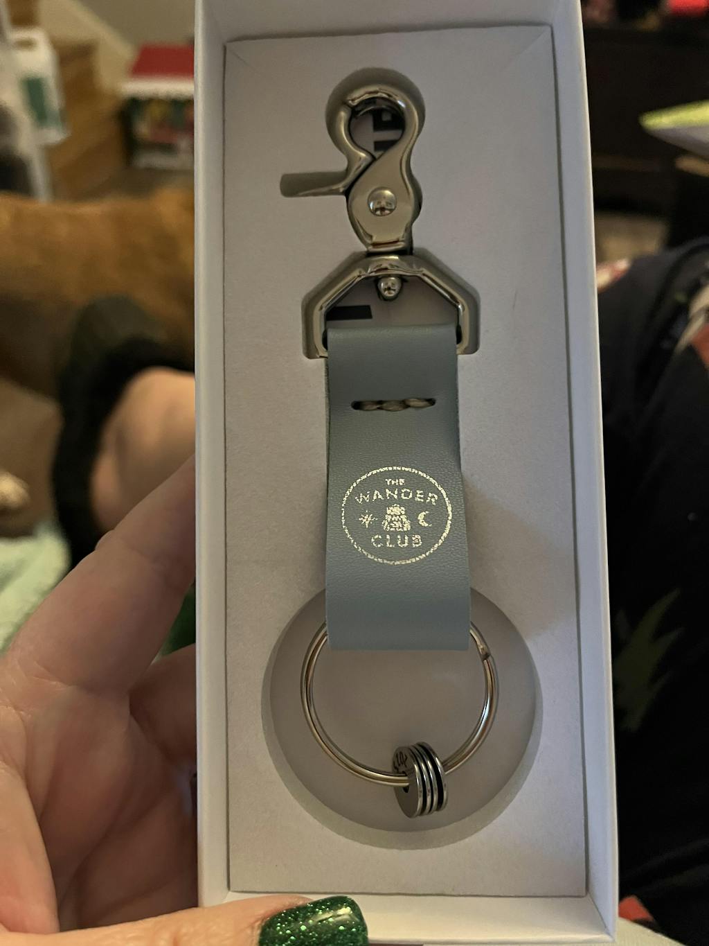 Brown Travel Keychain The Wander Club