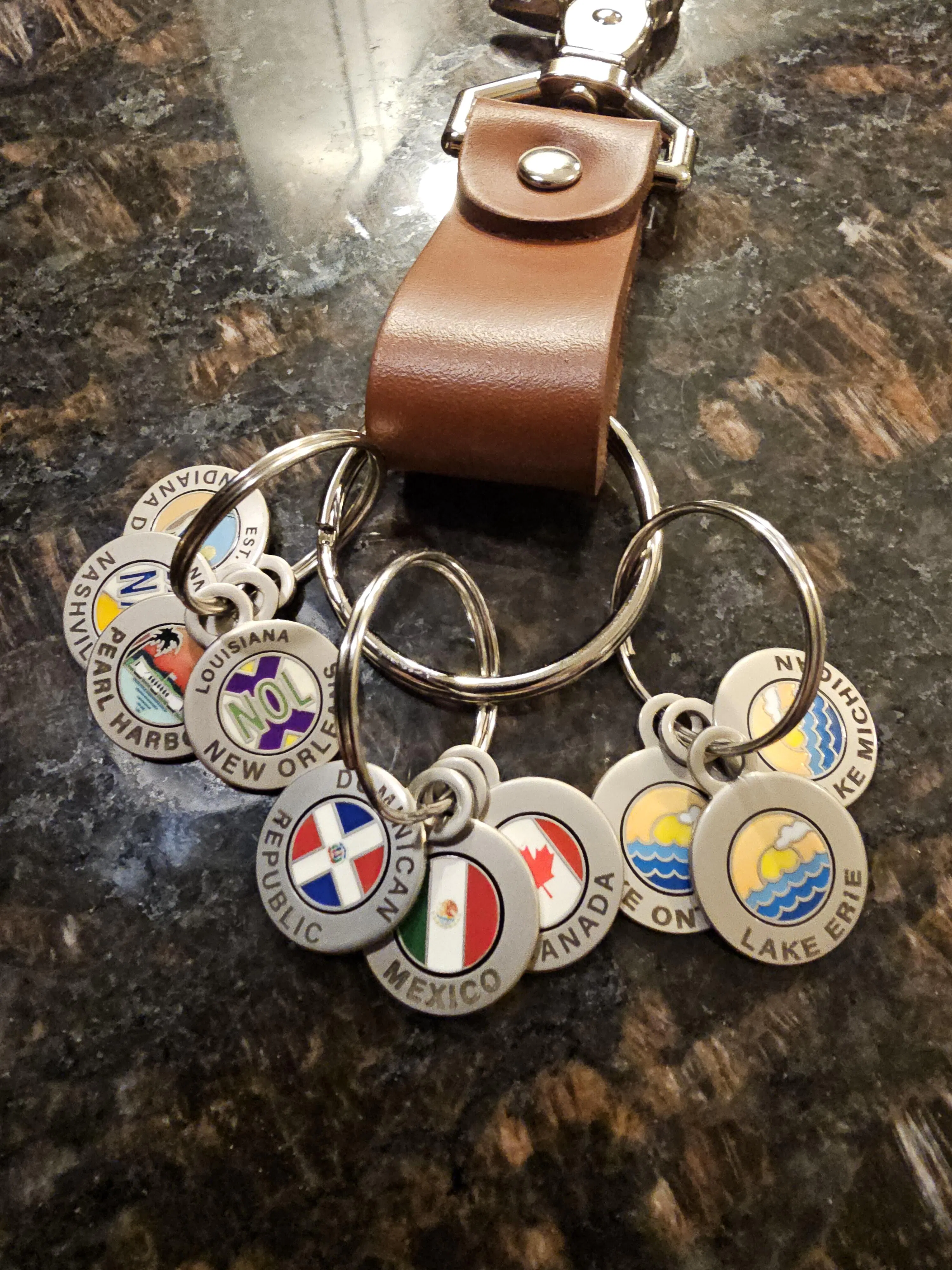 Rose Travel Keychain | The Wander Club