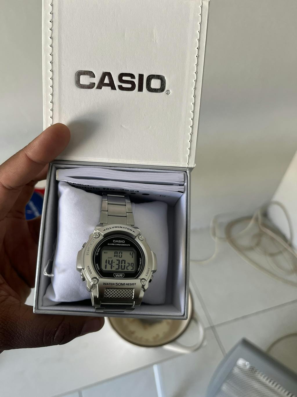 CASIO STANDARD MENS 50M - W-219HD-1AVDF