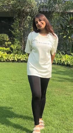 Untamed Off White Oversized T-Shirt