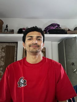 Battles Red Oversized T-Shirt