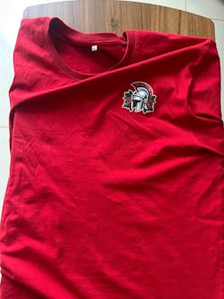 Battles Red Oversized T-Shirt