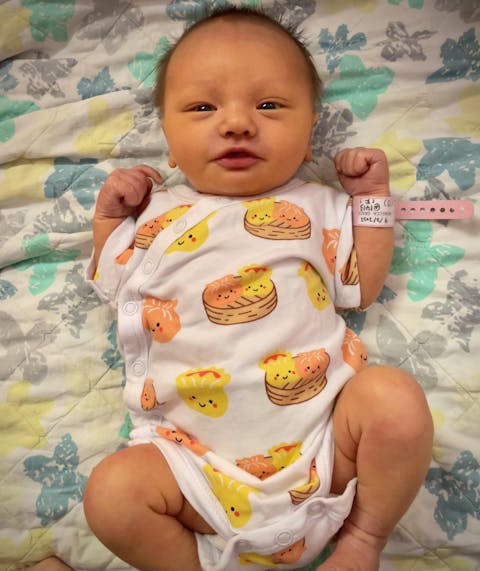 Organic Bamboo Swaddle Blanket - Dim Sum