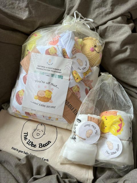 Mommy & Me Set Organic Cotton T-Shirts - Dim Sum