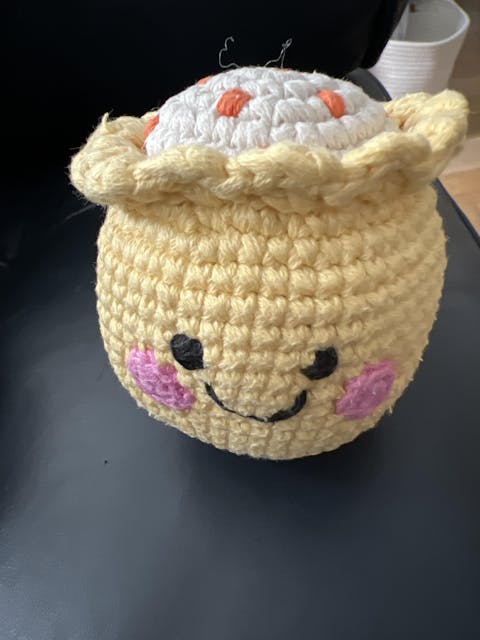 Siu Mai Crochet Rattle Doll