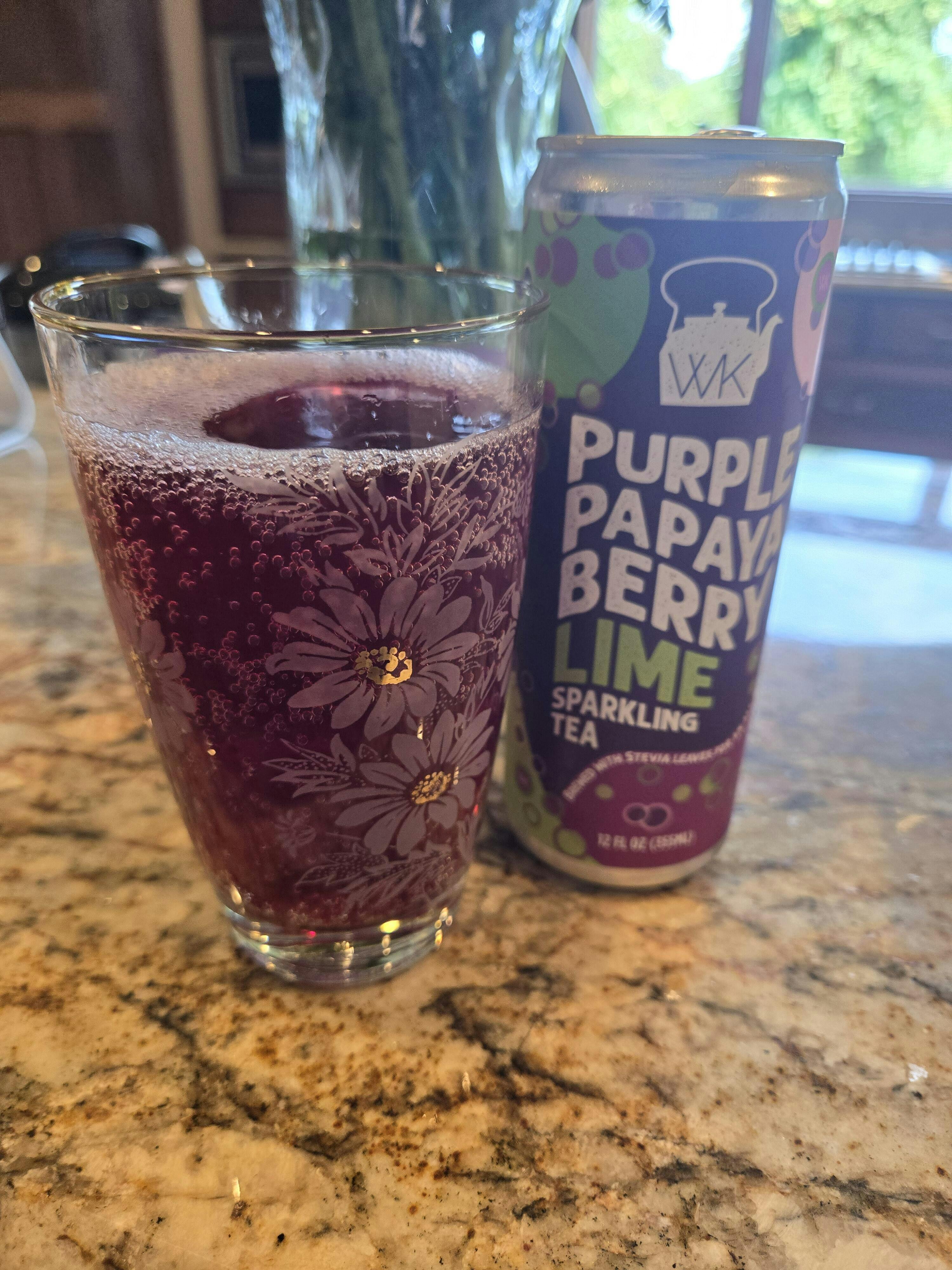Purple Papayaberry with Lime Canned Sparkling Tea
