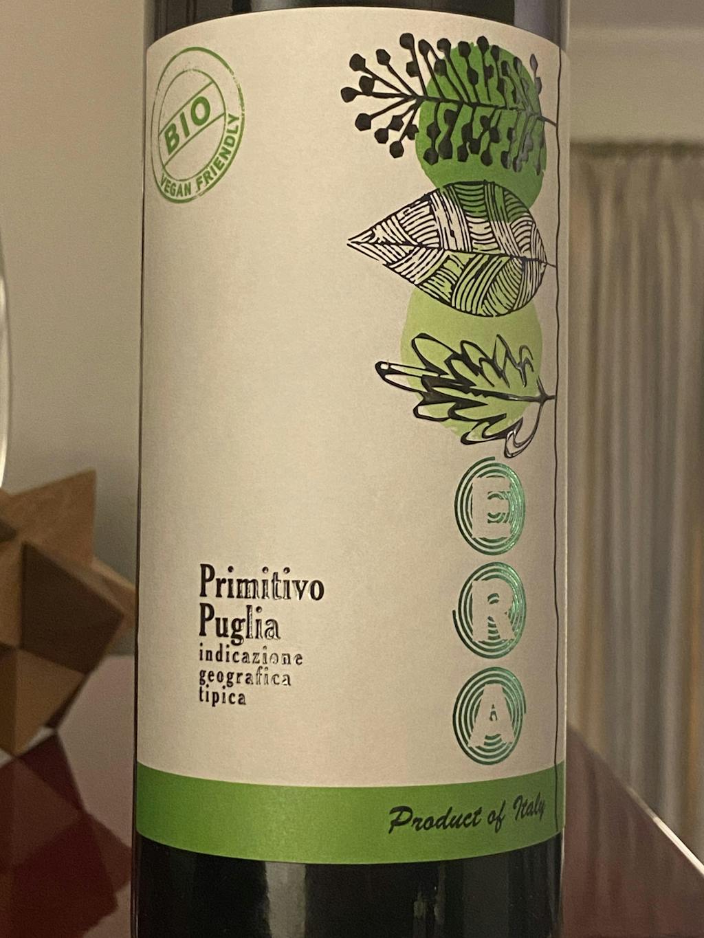 ERA Organic Primitivo