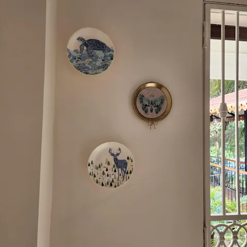 Butterfly Metal Wall Plate