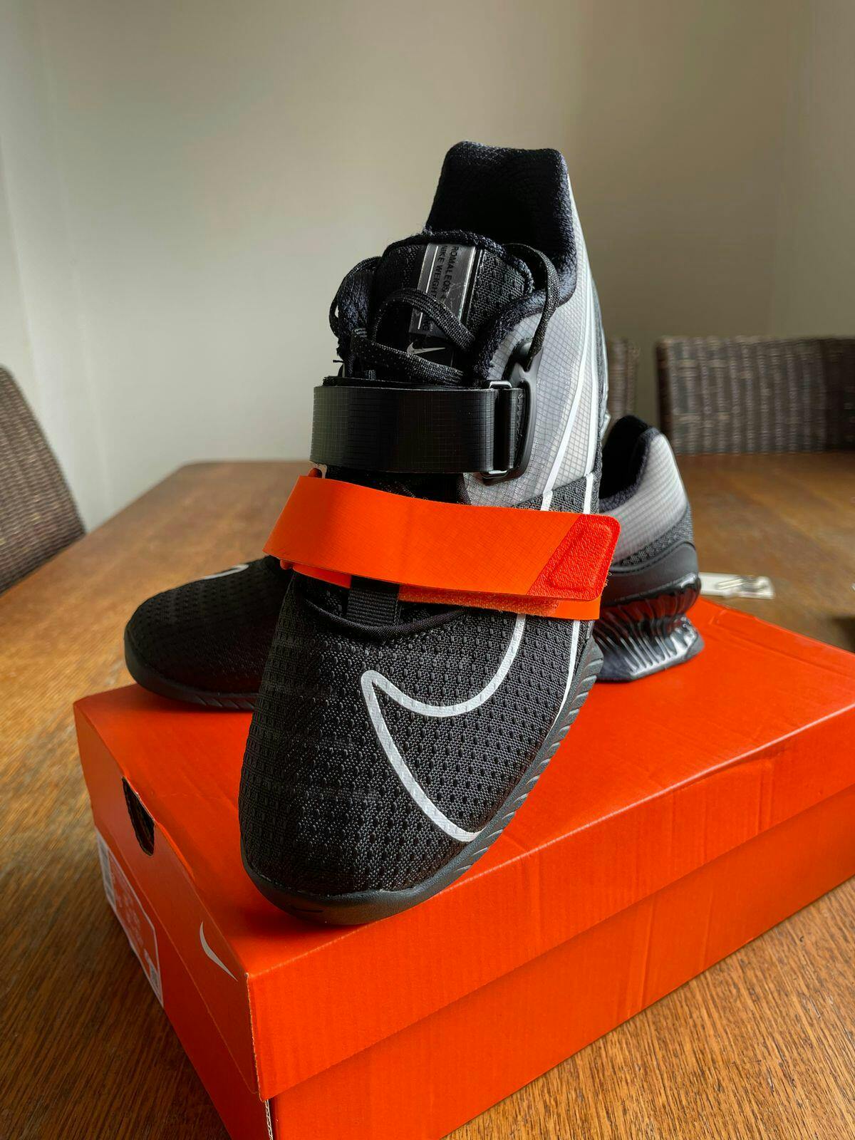 nike romaleos 4 anthracite orange black