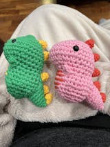 Pink Dinosaur Crochet Kit