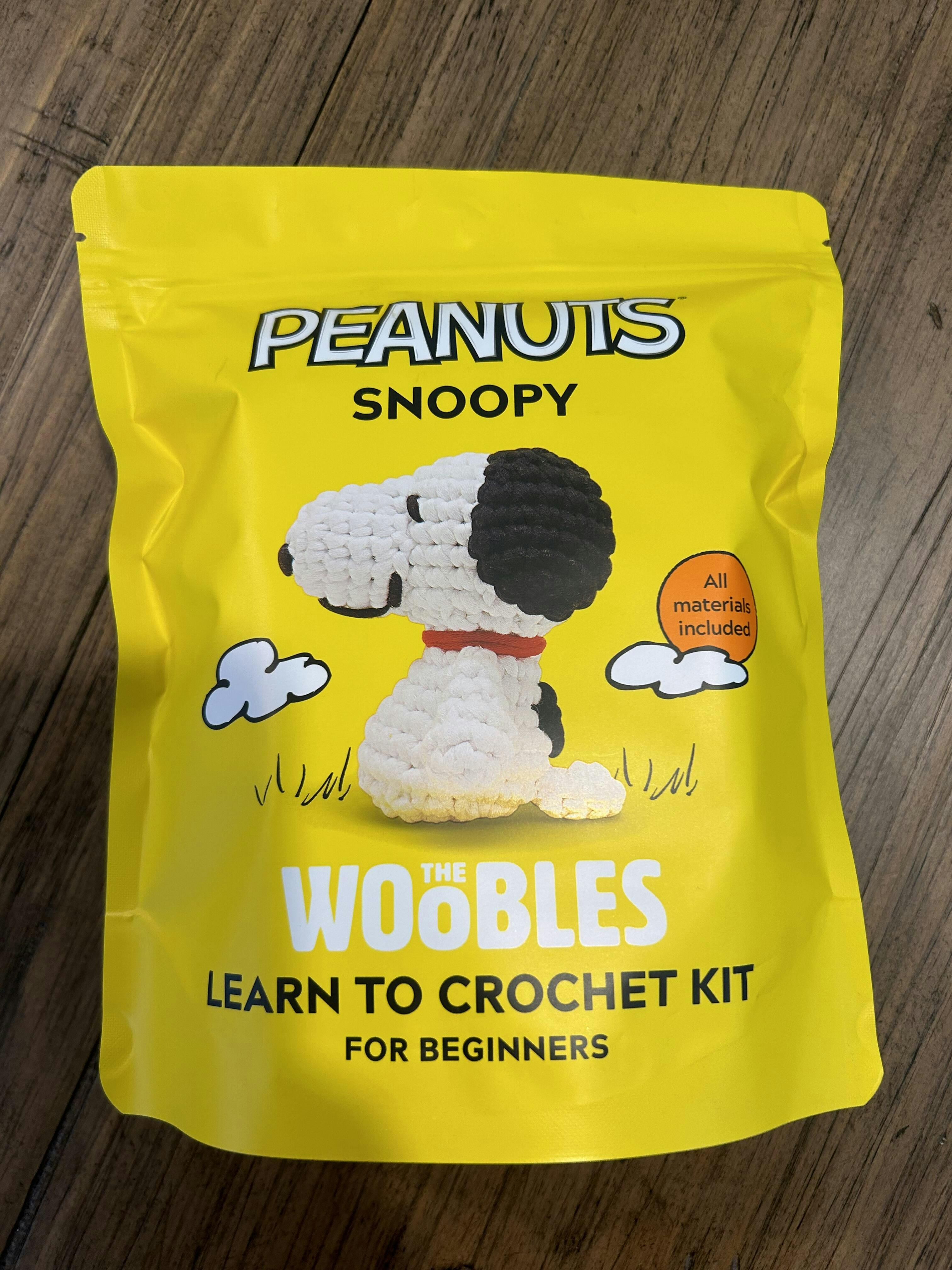 Snoopy Crochet Kit The Woobles