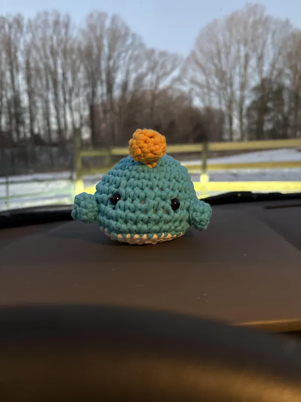 Bjørn the Narwhal, finished by a customer