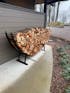 The Woodhaven 8' Large Crescent Firewood Rack