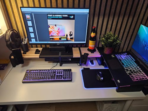 Modular Desk Shelf .STL Pack (Digital Files)