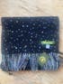 Black Spotted Lambswool Scarf