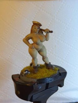 NorthMen Female Battle Maiden | Artisan Guild Miniatures | Fantasy Tabletop Board Games