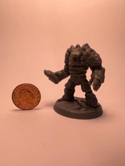 Rock Golem | Galaad Miniatures | Fantasy Tabletop Board Games