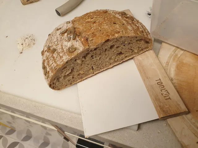Open crumb baked by Richard Bates