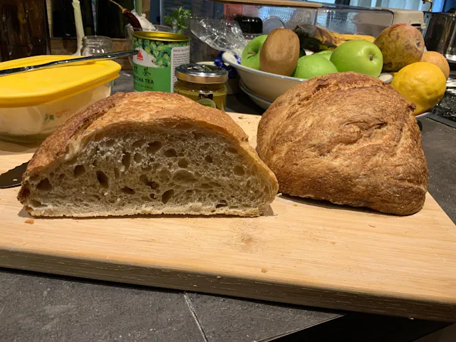 Open crumb baked by ML W