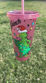 Christmas Full Wrap Cold Cup SVG - Christmas (1628019)