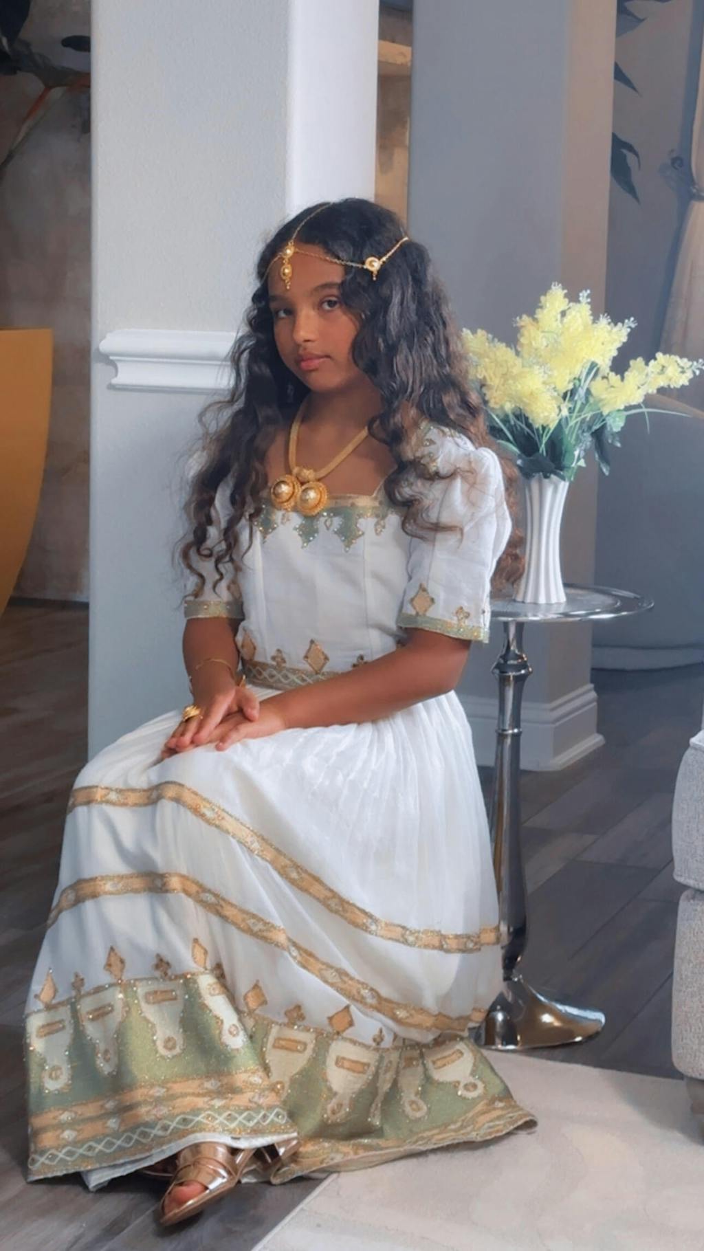 Shimmering Elegance Habesha Dress Mesmerizing Habesha Kemis Ethiopian Style