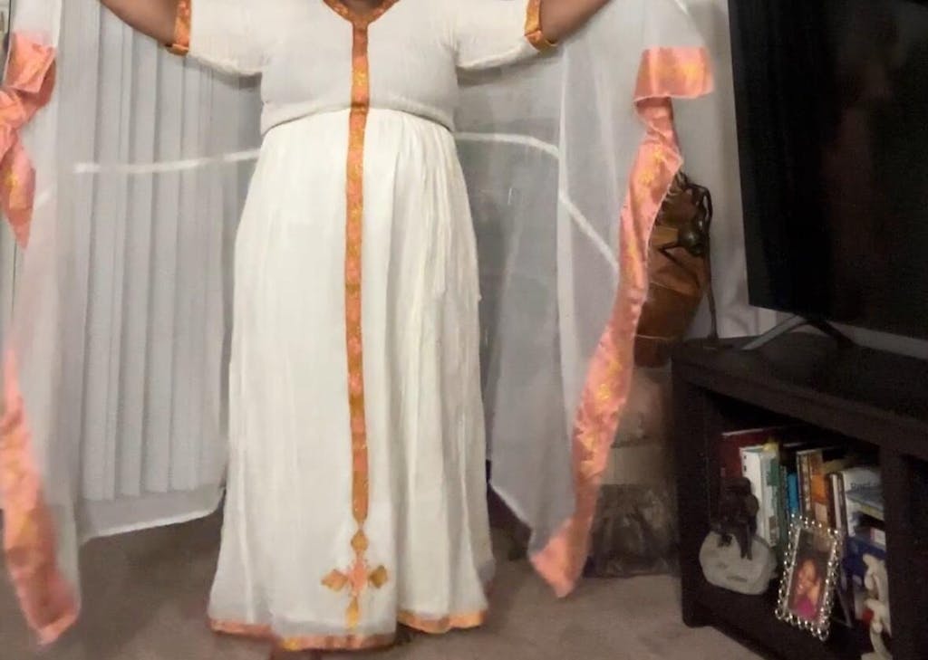 Simple Habesha Dress Ethiopian Dress Women's Dress Habesha Kemis Eritrean Dress Women's Style