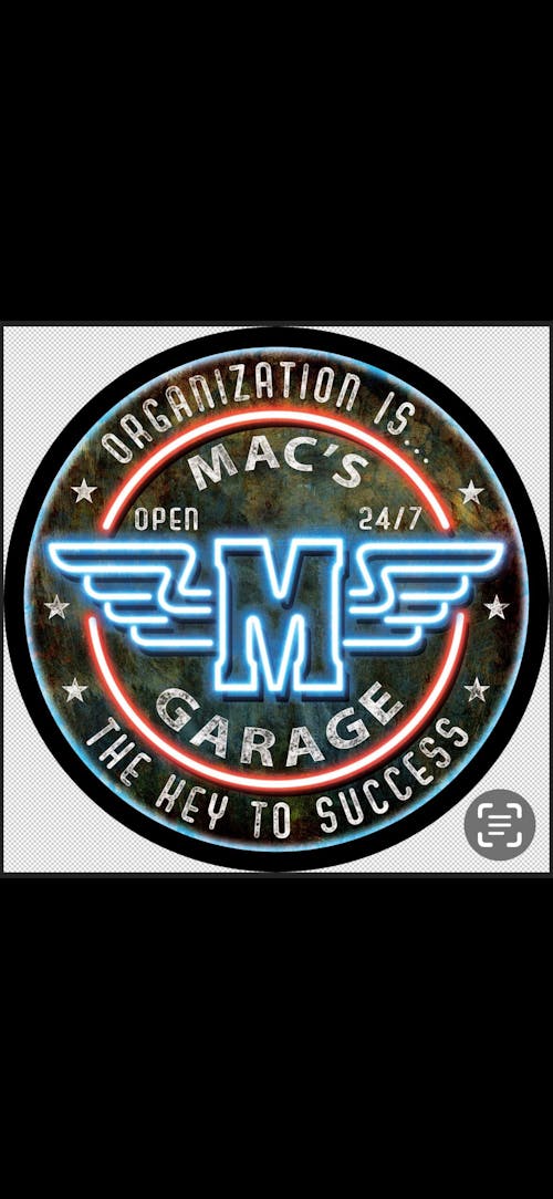 Dad's Garage Custom LED Sign 23 in